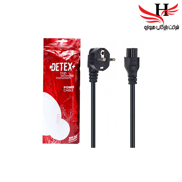 تصویر کابل برق لپ تاپ DETEX 1/5M